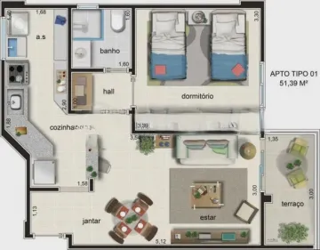 imagem 1 - Apartamento padrão, Jardim Nova Aliança, (Zona Sul), Ribeirão Preto SP. imagem 1 - Apartamento padrão, Jardim Nova Aliança, (Zona Sul), Ribeirão Preto SP.