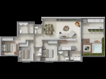 imagem 2 - Apartamento Garden em construção, bairro Ribeirânia, Zona Leste, Ribeirão Preto/SP; imagem 2 - Apartamento Garden em construção, bairro Ribeirânia, Zona Leste, Ribeirão Preto/SP;