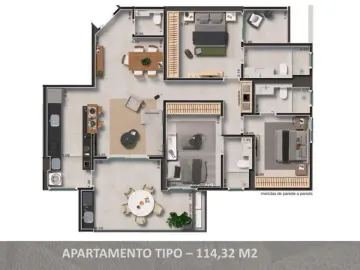 imagem 1 - Apartamento em construção pertinho Do Ribeirão Shopping imagem 1 - Apartamento em construção pertinho Do Ribeirão Shopping