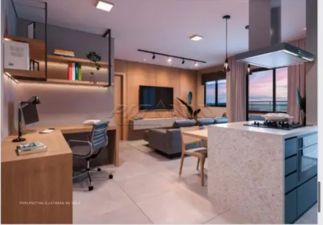 imagem 2 - Apartamento alto padrão com 55,65m², bairro Olhos D`Água, Zona Sul de Ribeirão Preto/SP. imagem 2 - Apartamento alto padrão com 55,65m², bairro Olhos D`Água, Zona Sul de Ribeirão Preto/SP.
